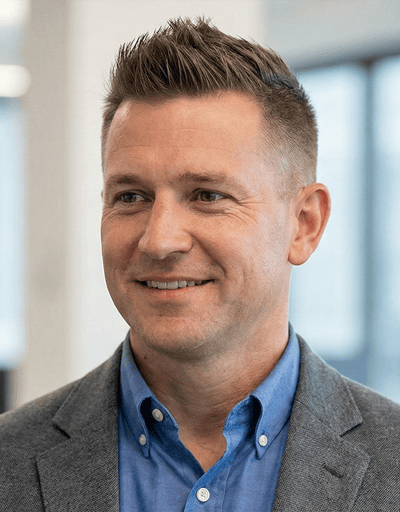 Subtle faux hawk office appropriate