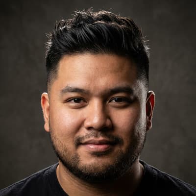 Mid taper fade for round face shape