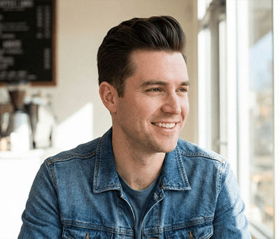 Low volume modern pompadour