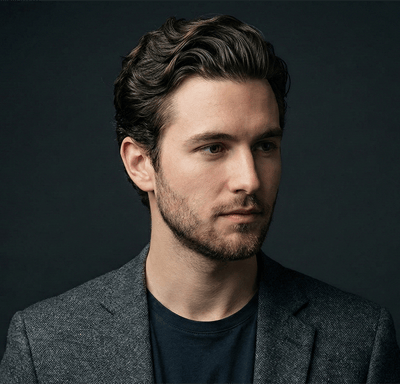 Slick back on wavy hair texture