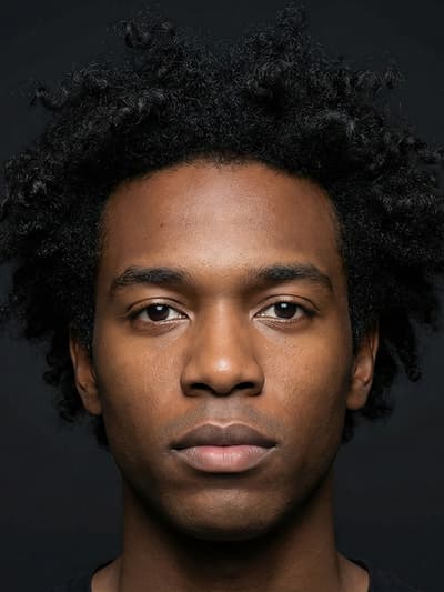 Customer before haircut - curly hair