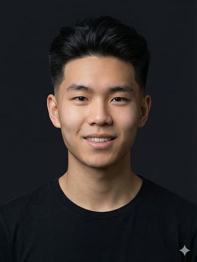 Mid taper fade result - Asian hair transformation