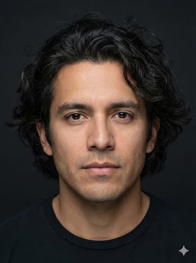 Customer before haircut - wavy hair