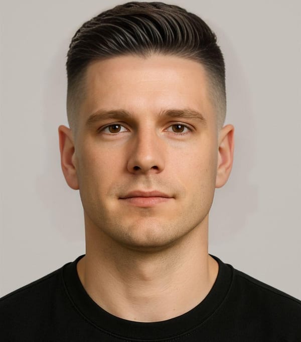 Mid Taper Fade example result